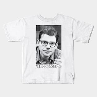 Allen Ginsberg portrait Kids T-Shirt